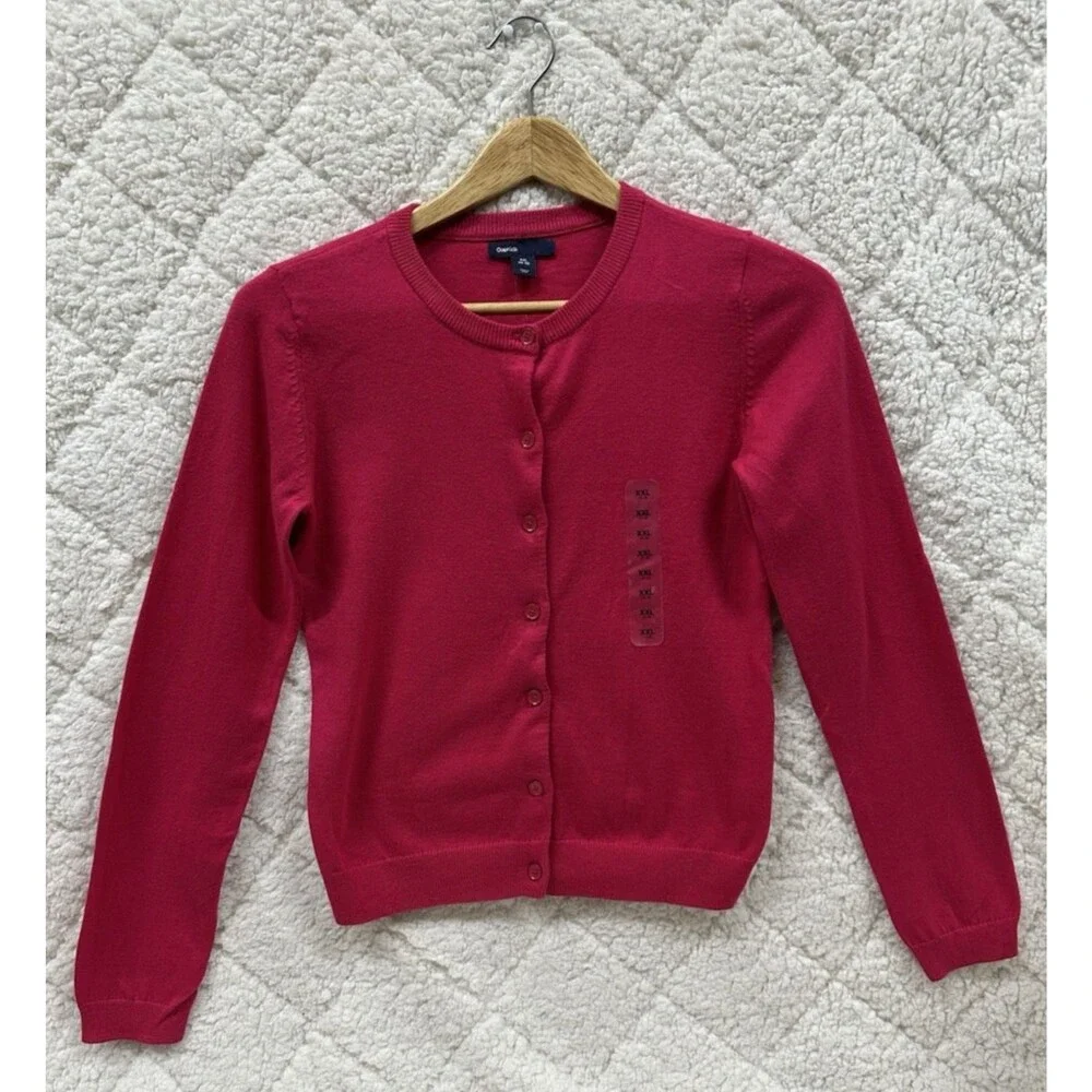 Gap kids girl size XXL (14-16) pink cardigan new
